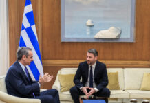 Ο Μητσοτάκης ενημέρωσε τον Ανδρουλάκη για τη Μέση Ανατολή: Προτεραιότητα μας ο ασφαλής επαναπατρισμός των εγκλωβισμένων Ελλήνων