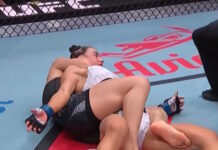 Σοκαριστικό νοκ-άουτ στο UFC, έμεινε ακίνητη και με ανοικτά τα μάτια μετά από γροθιές και λαβή πνιγμού