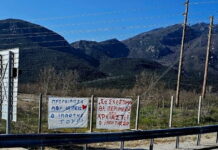 Ερωτοχτυπημένος κρέμασε πανό στον Ε65 για την «πριγκίπισσά» του