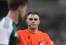 Ο Ιταλός διαιτητής Σιμόνε Σότσα σφυρίζει το ΑΕΚ – Τσέλιε