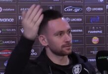 Ο Αντρίγια Ζίβκοβιτς σταμάτησε τις δηλώσεις για να προλάβει το λεωφορείο του ΠΑΟΚ