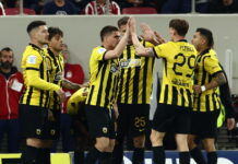 Η βαθμολογία των πλέι οφ της Super League με την ΑΕΚ στο +5 από ΠΑΟΚ και Ολυμπιακό μετά τη νίκη στο Καραϊσκάκης