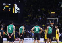 ΑΕΚ – Μούρθια: Ενός λεπτού σιγή για τον Βασίλη Γκούμα στη Sunel Arena