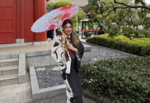 Αποστολία Ζώη: Ντύθηκε Γκέισα στο πιο ιστορικό σημείο του Τόκιο