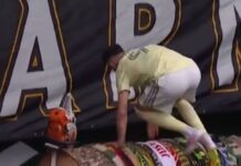 Ο Κρίστοφερ Βέλντε έγινε viral πανηγυρίζοντας γκολ του πάνω σε κορμό δέντρου