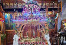 Χανιά: Δίχασε ο υψηλής τεχνολογίας και πολύχρωμος επιτάφιος – Έβαλαν λαμπάκια led στον τρούλο του