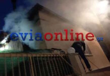 Εύβοια: Φωτιά σε σπίτι χωριού κοντά στα Ψαχνά – Άμεση επέμβαση της πυροσβεστικής