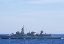 Η φρεγάτα «Έλλη» με το anti-drone σύστημα «ΚΕΝΤΑΥΡΟΣ» στην Κύπρο