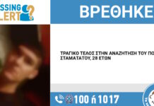 Καισαριανή: Νεκρός ο 28χρονος που αναζητούταν από την αστυνομία – Πέθανε στο νοσοκομείο