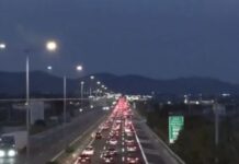 Επιστροφή εκδρομέων του Πάσχα: Μποτιλιάρισμα στην Κορίνθου – Αθηνών από Αγίους Θεοδώρους μέχρι Μέγαρα