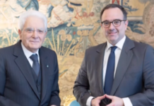 Συνάντηση του Θοδωρή Κυριακού με τον Ιταλό πρόεδρο Σέρτζιο Ματαρέλα