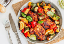 Κοτόπουλο με λαχανικά στο φούρνο