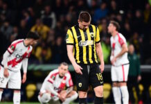 ΑΕΚ – Ράγιο Βαγεκάνο 3-1: Ο Παλαθόν «γκρέμισε» το όνειρο της Ένωσης και την απέκλεισε στα προημιτελικά του Conference League