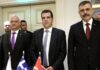 Θάνος Πλεύρης στη τριμερή με Βουλγαρία και Τουρκία για το μεταναστευτικό: Ενίσχυση της μάχης κατά των διακινητών