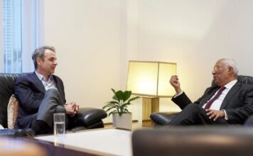 Συνάντηση Κυριάκου Μητσοτάκη με τον Αντόνιο Κόστα με φόντο τη Μέση Ανατολή και διεθνείς εξελίξεις