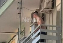 Θεσσαλονίκη: Φοιτητής απειλεί να πέσει από τον 3ο όροφο πολυκατοικίας – Zητάει βοήθεια ψυχολόγου