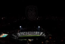 ΠΑΟΚ: Το drone show πάνω από την Τούμπα για τα 100 χρόνια του «δικεφάλου του βορρά»