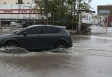 Κακοκαιρία Erminio: Εκτροπές κυκλοφορίας στα Σπάτα, εντείνονται τα φαινόμενα