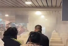 «Άνοιξαν οι ουρανοί» μέσα στο πλοίο «Νήσος Σάμος» αφού τσιγάρο που άναψε επιβάτης ενεργοποίησε το σύστημα πυρόσβεσης