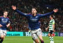 Σπόρτινγκ Λισαβόνας – Άρσεναλ 0-1: «Buzzer beater» του Χάβερτζ και οι «κανονιέρηδες» κοντά στα ημιτελικά του Champions League