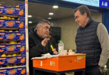 Μαργαρίτης Σχοινάς: Πρώτη έξοδος ως υπουργός Αγροτικής Ανάπτυξης στην Κεντρική Λαχαναγορά Θεσσαλονίκης