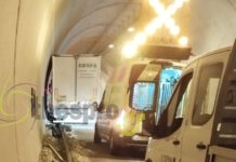 Τροχαίο στην Εγνατία: Μεθυσμένος οδηγός φορτηγού ξήλωσε πεζοδρόμιο 50 μέτρων