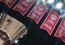 Ολυμπιακός: Το τρόπαιο της Euroleague και το λάβαρο με το τέταρτο ευρωπαϊκό στο ΣΕΦ