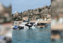 Βυθίστηκε πολυτελής θαλαμηγός ανοιχτά του Καστελόριζου – Τρεις συλλήψεις