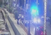 Μικρολίμανο: Η στιγμή που φτάνουν τα περιπολικά και το ασθενοφόρο που παραλαμβάνει τον δραπέτη «Τίτι» μετά τους πυροβολισμούς
