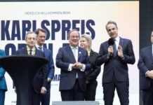 Μητσοτάκης στη βράβευση Ντράγκι: Καμία χώρα δεν υπέφερε περισσότερο από την Ελλάδα στην κρίση – Μάριο, ευχαριστώ που πίστεψες στην επιμονή μας