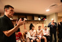 Μπαρτζώκας στα αποδυτήρια μετά την πρόκριση του Ολυμπιακού στο Final Four: «Πάμε τώρα να πάρουμε αυτό που αξίζουμε»