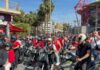 Ολυμπιακός – Ρεάλ Μαδρίτης: Τρομερή μηχανοκίνητη πορεία των ερυθρόλευκων οπαδών για τον τελικό της Euroleague
