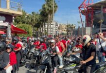 Ολυμπιακός – Ρεάλ Μαδρίτης: Τρομερή μηχανοκίνητη πορεία των ερυθρόλευκων οπαδών για τον τελικό της Euroleague