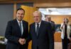 Η Ελλάδα στο επίκεντρο του ευρωπαϊκού διαστήματος και της ψηφιακής ασφάλειας – Συνάντηση Παπαστεργίου με τον Επίτροπο Άμυνας και Διαστήματος Andrius Kubilius