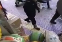 Πυροβολισμοί στα Πατήσια: Η στιγμή που οι δυο δράστες φτάνουν στο κατάστημα για να πυροβολήσουν τον ιδιοκτήτη