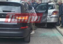 Πάτρα: SUV έπεσε πάνω σε σταθμευμένο όχημα και χτύπησε πεζή