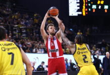 ΑΕΚ – Ολυμπιακός 68-95: Επιβλητική νίκη για το 2-0 και την πρόκριση στους τελικούς από τους Πειραιώτες