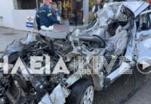 Ζαχάρω: 29χρονος «καρφώθηκε» με το αυτοκίνητό του σε νταλίκα – Σοκαριστικές εικόνες