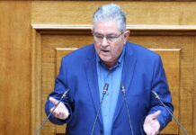 Κουτσούμπας στη συζήτηση για τη Συνταγματική Αναθεώρηση: «Το παίζετε Φουρτουνάκηδες και Βροντάκηδες ενόψει εκλογών»