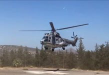 Χανιά: Καρέ καρέ η στιγμή που ναυτικός μεταφέρεται με ελικόπτερο της Πολεμικής Αεροπορίας στο νοσοκομείο