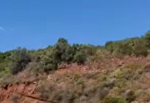 Ο Μάριος Ηλιόπουλος προσγειώθηκε με ελικόπτερο στη γενέτειρά του, τον Λογγά Μεσσηνίας