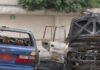 Εμπρηστική επίθεση στο Μαρούσι: Κουκουλοφόροι έβαλαν φωτιά σε 3 αυτοκίνητα της Περιφέρειας Αττικής