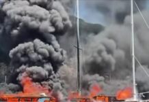 Παξοί: Συναγερμός στο λιμάνι για φωτιά σε τουριστικά σκάφη – Πυκνή μαύροι καπνοί και μεγάλη κινητοποίηση της πυροσβεστικής