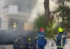 Φωτιά στην Αγία Παρασκευή σε ισόγειο γκαράζ – Δείτε βίντεο και φωτογραφίες από την επιχείρηση των πυροσβεστών