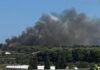 Φωτιά στην περιοχή Κυρά Βρύση στον Ισθμό της Κορίνθου