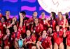 Ολυμπιακός: Η συγκινητική απονομή του τροπαίου στο Champions League του πόλο γυναικών