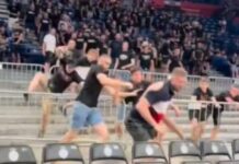 Χαμός στο Παρτίζαν – Dubai BC: Οπαδοί εισέβαλαν στο γήπεδο πριν τον τρίτο τελικό της ABA Liga