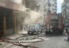 Θεσσαλονίκη: Φωτιά σε συνεργείο αυτοκινήτων στο κέντρο της πόλης – Δείτε βίντεο