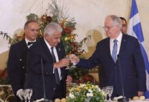 Ο Κωνσταντίνος Τασούλας υποδέχτηκε τον πρόεδρο του Παναμά – Μάριος Ηλιόπουλος, Δημήτρης Μελισσανίδης και Νίκος Τσάκος στο γεύμα στο Προεδρικό