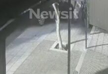 Θεσσαλονίκη: Η στιγμή που το αυτοκίνητο «καρφώνεται» σε παντοπωλείο – Δείτε βίντεο